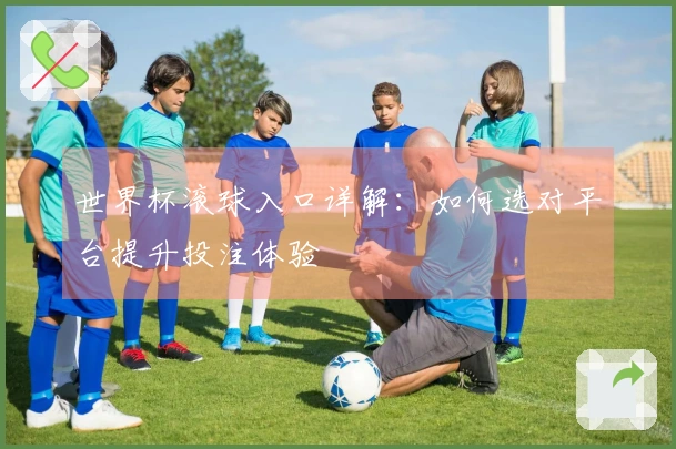 世界杯滚球入口详解：如何选对平台提升投注体验