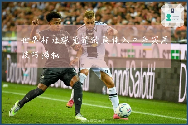 世界杯让球竞猜的最佳入口和实用技巧揭秘