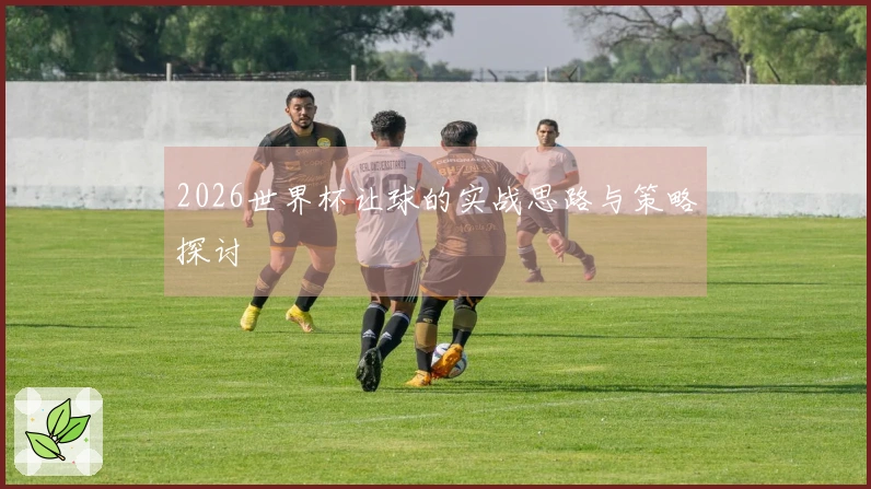 2026世界杯让球的实战思路与策略探讨
