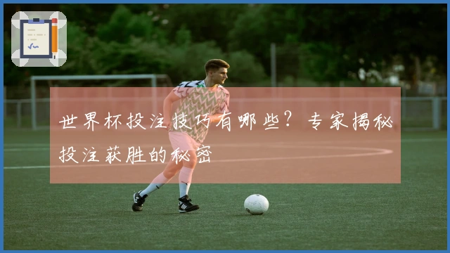 世界杯投注技巧有哪些？专家揭秘投注获胜的秘密